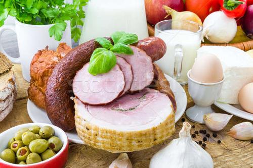 商业照片: 杂货 &middot; 产品 &middot; 肉类 &middot; 乳制品 &middot;木